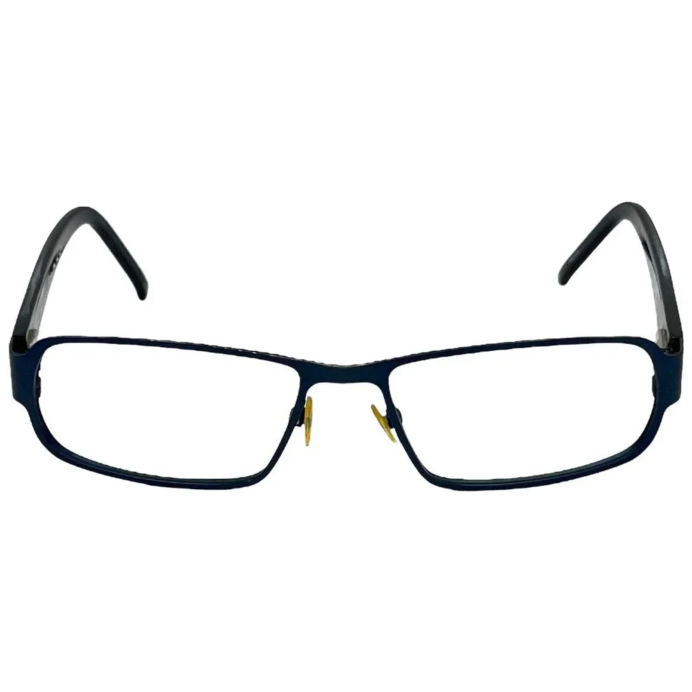 William Rast WR1009 Mens Blue Rectangle FRAMES ONLY MNV 54-16-140 Includes Case - Picture 4 of 12